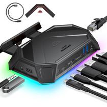 Estação de ancoragem JSAUX RGB 12 em 1 para Steam Deck (OLED)