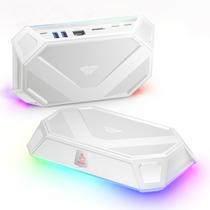 Estação de ancoragem JSAUX RGB 8 em 1 para Steam Deck (OLED) /ROG Ally Estação de ancoragem JSAUX RGB 8 em 1 para Steam Deck (OLED) /ROG Ally