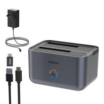 Estação de ancoragem para disco rígido GODO Dual Bay USB 3.0 Tipo C Estação de ancoragem para disco rígido GODO Dual Bay USB 3.0 Tipo C