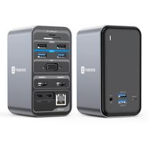 Estação de ancoragem para laptop USB C TobenOne Dual Monitor 15 em 1