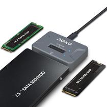 Estação de ancoragem para leitor SSD AOKO NVMe para USB 3.2 (10 Gbps) Estação de ancoragem para leitor SSD AOKO NVMe para USB 3.2 (10 Gbps)