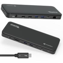 Estação de ancoragem plugável Thunderbolt 4 TBT4-UD5 100W de carga Estação de ancoragem plugável Thunderbolt 4 TBT4-UD5 100W de carga