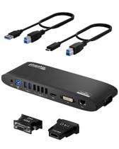 Estação de ancoragem plugável UD-3900H para Windows, Mac e Chrome