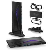 Estação de ancoragem Portta 14 em 1 Monitor triplo 4K 60Hz USB-C