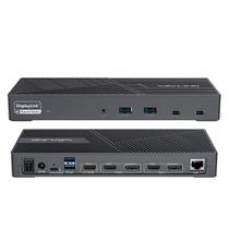 Estação de Ancoragem Tripla WAVLINK DisplayLink 4K 60Hz Estação de Ancoragem Tripla WAVLINK DisplayLink 4K 60Hz