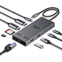 Estação de Ancoragem USB-C UGREEN Revodok Pro 10 em 1 - Dual 4K@60Hz