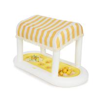 Estação de bebidas flutuante FUNBOY Yellow Cabana Stripe