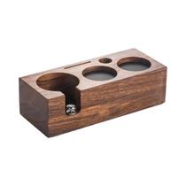 Estação De Café De Madeira Antiderrapante, Suporte Para Portafilter De Café Expresso, Armazenamento
