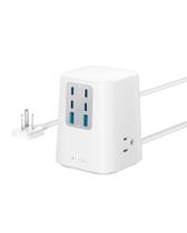 Estação de carregamento Anker 9 em 1 USB C Power Strip 100W branca