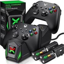 Estação de Carregamento com 2 Baterias Recarregáveis para Xbox