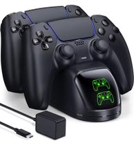 Estação de carregamento Fegliea para Playstation 5 Dualsense Black Estação de carregamento Fegliea para Playstation 5 Dualsense Black