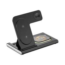 Estação De Carregamento Rápido 3 Em 1 Dobrável De 30W Para iPhone 15 14 13 12 pro Max Apple Watch 8