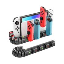 Estação De Carregamento Rápido Para Joycon Com 8 Slots Para Jogos Para Switch OLED pro Controller