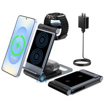 Estação de carregamento sem fio 3 em 1 para Samsung Bolvunes Estação de carregamento sem fio 3 em 1 para Samsung Bolvunes