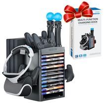 Estação de carregamento Skywin compatível com fone de ouvido PS4 VR Estação de carregamento Skywin compatível com fone de ouvido PS4 VR