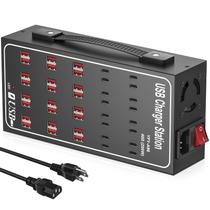 Estação de Carregamento Super Kegel 40 Portas USB 200W - Carregamento de Múltiplos Dispositivos Estação de Carregamento Super Kegel 40 Portas USB 200W - Carregamento de Múltiplos Dispositivos