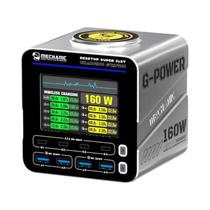 Estação De Carregamento Super Rápida 15W PD Sem Fio Para Dispositivos Apple E Android MECHANIC