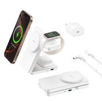 Estação de carregamento TRIBONE 3 em 1 para iPhone 16-8, Apple Watch, AirPods Estação de carregamento TRIBONE 3 em 1 para iPhone 16-8, Apple Watch, AirPods