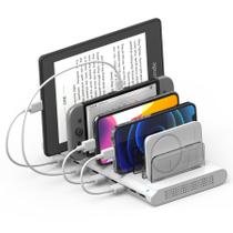 Estação de carregamento Unitek Carregador USB de 10 portas para vários dispositivos