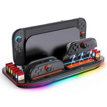 Estação de Carregamento WeChip Switch 2 4 Joypad RGB LED Estação de Carregamento WeChip Switch 2 4 Joypad RGB LED