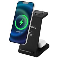 Estação de carregamento wireless por indução 3x1 hs-951