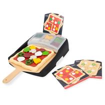 Estação de cobertura de pizza Toy Casdon Ooni com 24 coberturas (3 ou mais) Estação de cobertura de pizza Toy Casdon Ooni com 24 coberturas (3 ou mais)