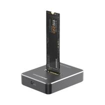 Estação De Docking Blueendless M2 NVMe USB C, Case Para SSD M Key Para NGFF HDD SSD Estação De Docking Blueendless M2 NVMe USB C, Case Para SSD M Key Para NGFF HDD SSD