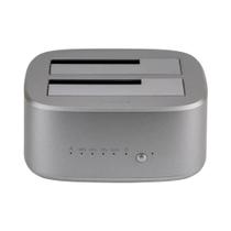 Estação De Docking Para HDD De Duas Baías USB 3.0 SATA Para Clone De SSD HDD De 2.5 E 3.5 Polegadas Estação De Docking Para HDD De Duas Baías USB 3.0 SATA Para Clone De SSD HDD De 2.5 E 3.5 Polegadas