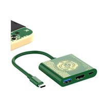 Estação De Docking Para Jogos 4K USB-C PD100W Modo TV Para Steam Deck Telefone iPad Laptop Hub