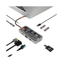 Estação De Docking USB C 10 Em 1 Para MacBook M1 M2 Tipo-C Com PD, HD-MI, RJ45, 4K 30HZ, SD, TF,