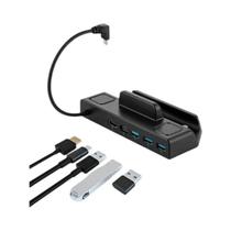 Estação De Encaixe Para Deck De Vapor, Base De Tv, Usb C Para Rj45 Ethernet 4k 60hz, Suporte De Hub