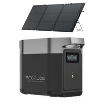 Estação De Energia Bateria Portátil Delta 2 1800w 220v Ecoflow Gerador +Painel solar 160W