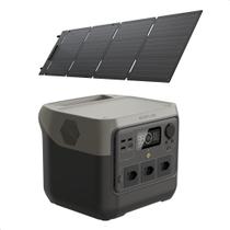 Estação De Energia EcoFlow 220v River 2 PRO Gerador Com Painel Solar Portátil 60W