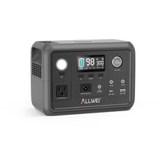 Estação de Energia Portátil ALLWEI 300W 256Wh Gerador Solar Estação de Energia Portátil ALLWEI 300W 256Wh Gerador Solar