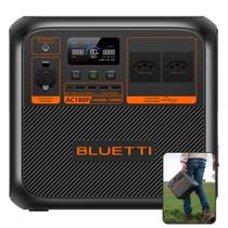 Estação de Energia Portátil Bluetti AC180P 1440Wh 1800W Potente Leve Compacto