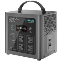 Estação de Energia Portátil LIBRIDS C600 640Wh 600W com UPS