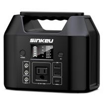 Estação de energia portátil SinkeU 123Wh LiFePO4 150W de saída AC