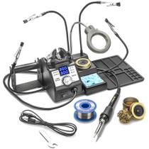 Estação de ferro de soldar X-Tronic 3060-PRO 75W com acessórios Estação de ferro de soldar X-Tronic 3060-PRO 75W com acessórios