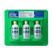 Estação de lavagem ocular PhysiciansCare com 3 frascos de 236 ml
