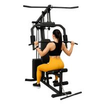 Estação de Musculação Completa Bonafit 66kg 24 Exercícios Estrutura Reforçada Estação de Musculação Completa Bonafit 66kg 24 Exercícios Estrutura Reforçada