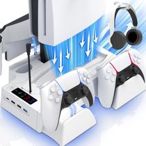 Estação de resfriamento BRIBAT PS5/PS5 Slim com estação de carregamento