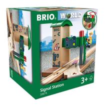 Estação de Sinalização BRIO World 33674 - Acessório para Trem de Brinquedo