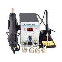 Estação De Solda E Dessolda Digital ESD De 750W Com Pistola De Ar Quente 220V 2 Em 1 Para IC SMD