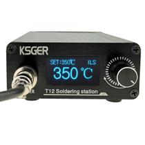 Estação de Solda KSGER T12 STM32 OLED 110V Alumínio Estação de Solda KSGER T12 STM32 OLED 110V Alumínio