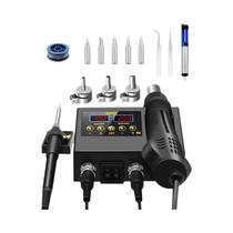 Estação De Soldagem Digital Portátil Com Pistola De Ar Quente, Ferramenta De Reparo BGA, Soprador De