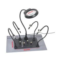 Estação De Soldagem Magnética Reforçada Com Lupa, Suporte Para PCB E Almofada De Silicone - NEWACALOX Estação De Soldagem Magnética Reforçada Com Lupa, Suporte Para PCB E Almofada De Silicone - NEWACALOX