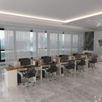 Estação de Trabalho 10 Lugares Office Smart 10 Mesas 8 Armários 1 Aparador