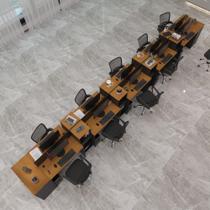 Estação De Trabalho 10 Lugares Tech Office 10 Mesas 8 Armári - Preto E Cedro Preto E Cedro Estação De Trabalho 10 Lugares Tech Office 10 Mesas 8 Armári - Preto E Cedro Preto E Cedro