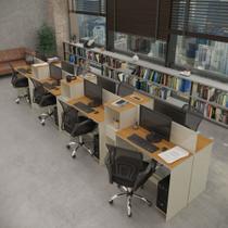 Estação de Trabalho 8 Lugares Smart Office 8 Mesas 6 Armários Livreiro Estação de Trabalho 8 Lugares Smart Office 8 Mesas 6 Armários Livreiro