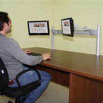 Estacao De Trabalho De Mesa Para Monitores 6920S Diwei
